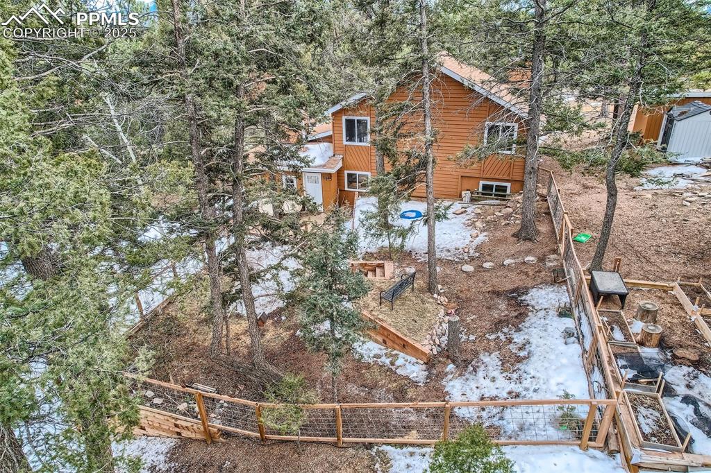 46 Barr Lake Circle Divide, CO 80814 - Photo 34 of 47 a front view of a house with a yard