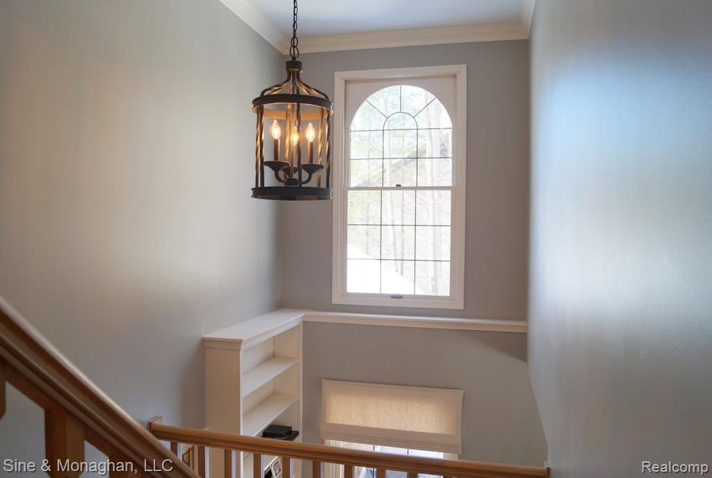 1334 Hathaway Rising Rochester, MI 48306 - Photo 21 of 36 Upper hallway Palladium window and new lighting