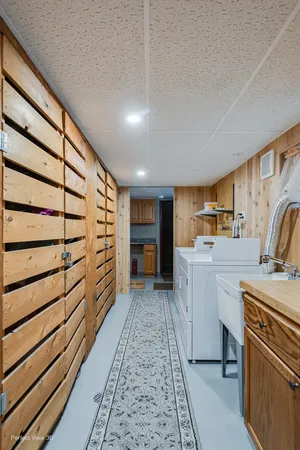 a view of storage and utility room