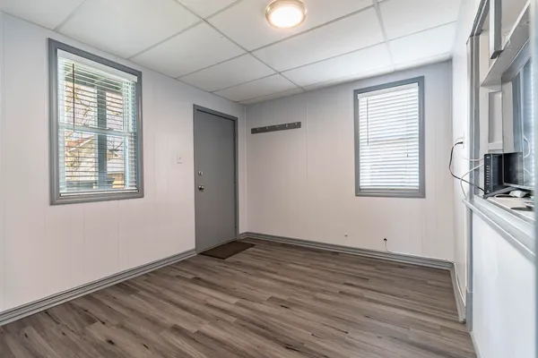 a view of empty room