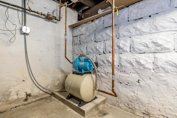 a view of a patio with a table and chairs
