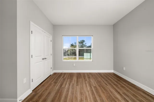 wooden floor in an empty room