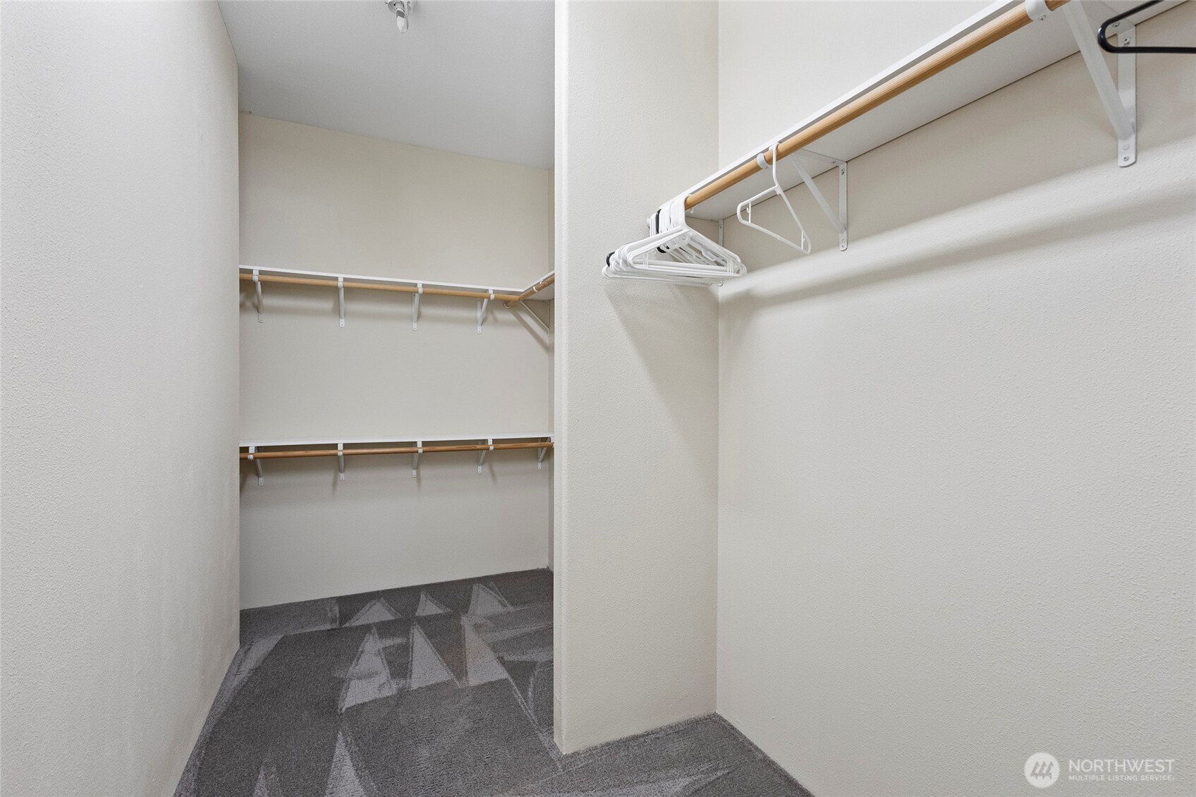 6948 Howell Lane Sedro-Woolley, WA 98284 - Photo 15 of 40 a view of walk in closet with empty racks