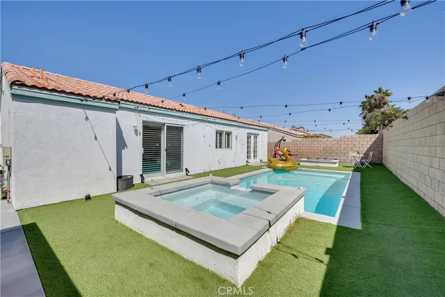 a view of a house with pool