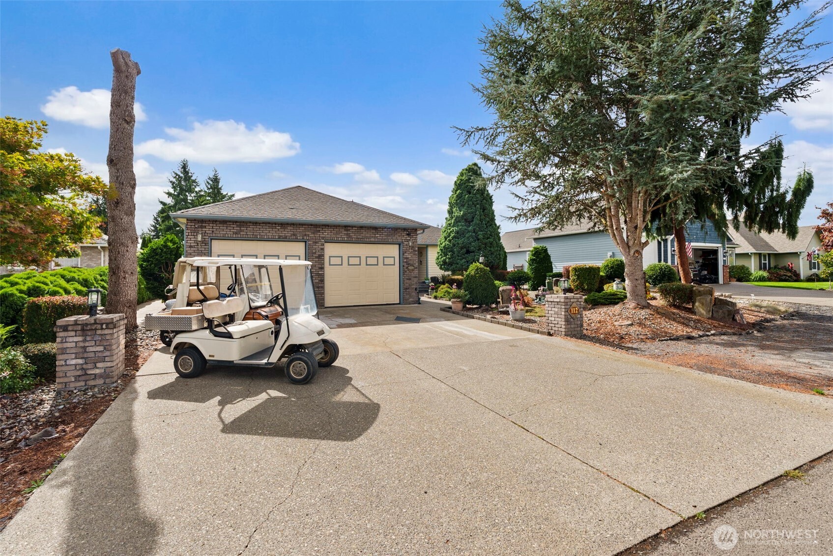 112 Village Way Drive Chehalis, WA 98532 - Photo 3 of 40 a swimming pool with outdoor seating and yard
