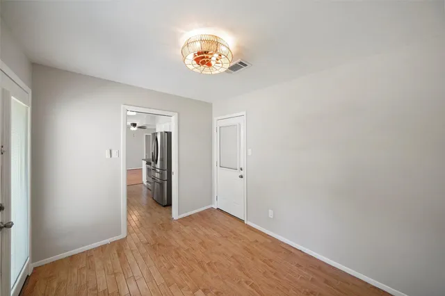 a view of a hallway with interior of the house