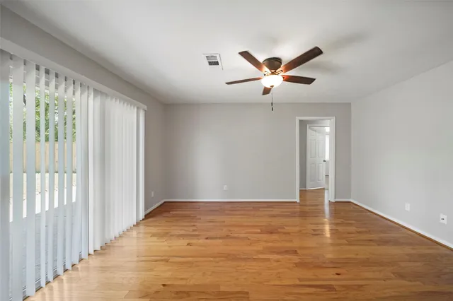 a view of an empty room