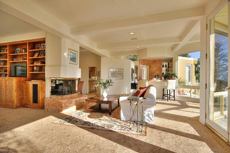 811 Alston Road Montecito, CA 93108 - Photo 8 of 28 a living room with fireplace furniture and a rug