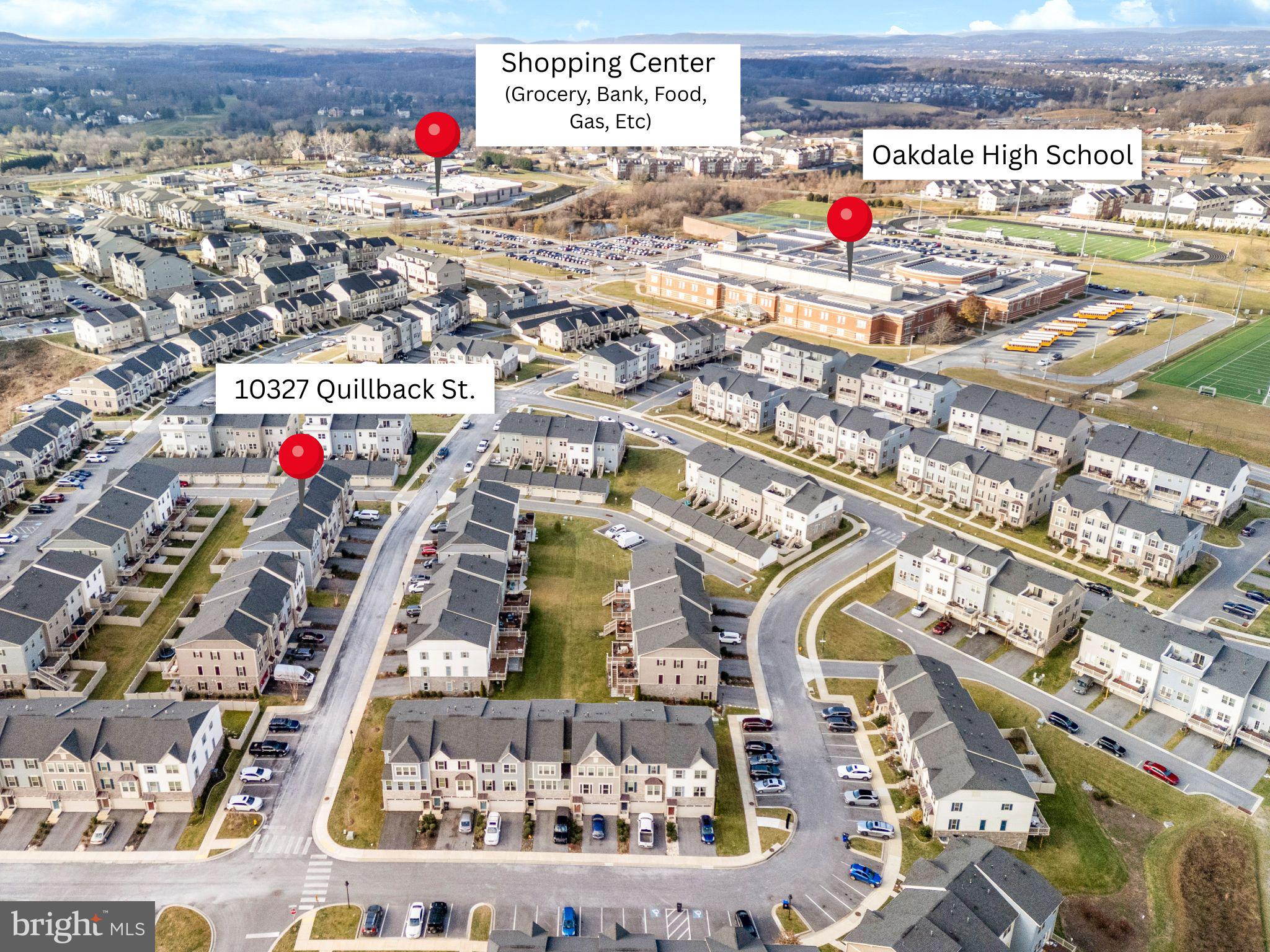 10327 Quillback Street New Market, MD 21774 - Photo 38 of 50 an aerial view of residential houses