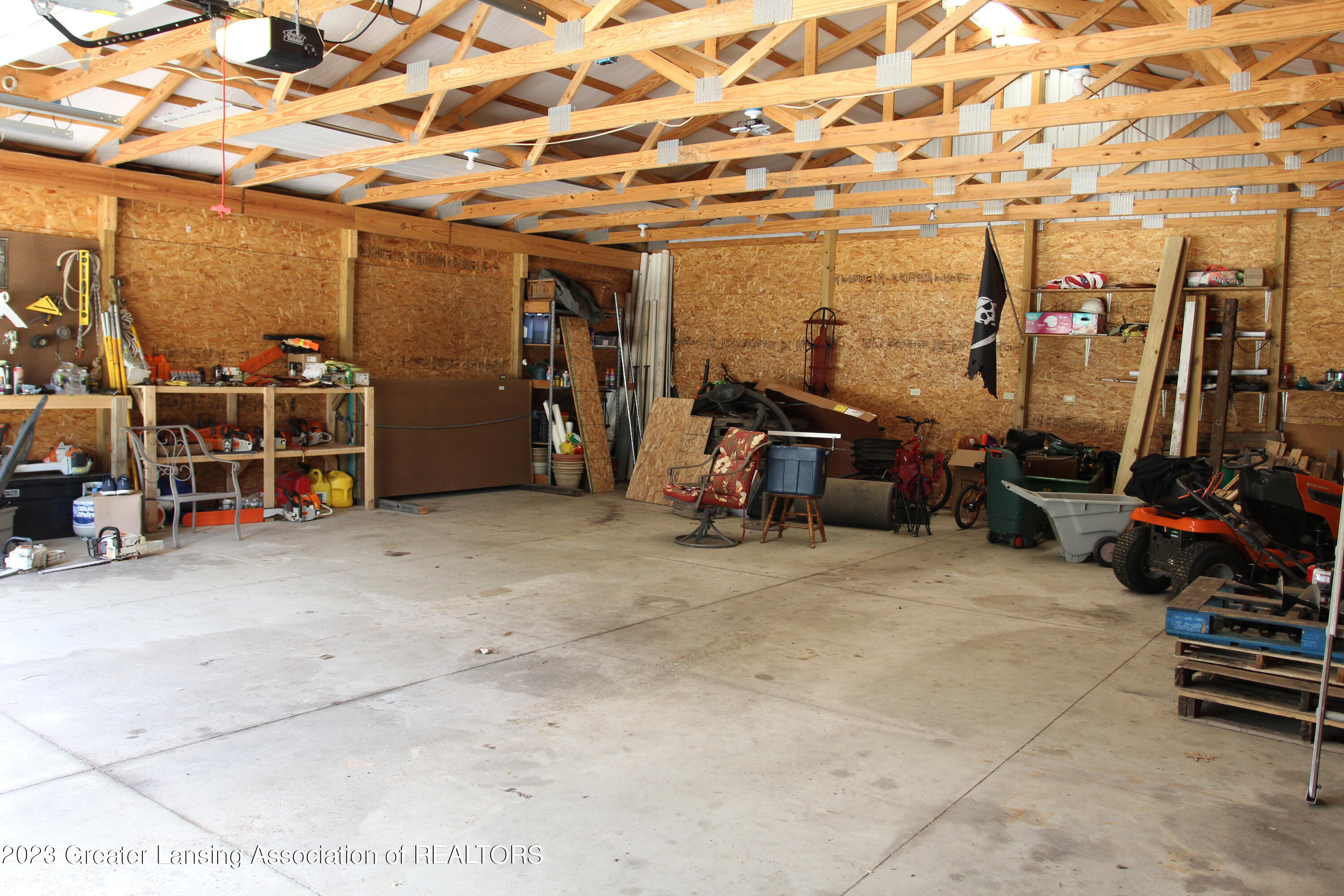 4100 South Williams Road Stockbridge, MI 49285 - Photo 60 of 71 Pole Barn Int 2