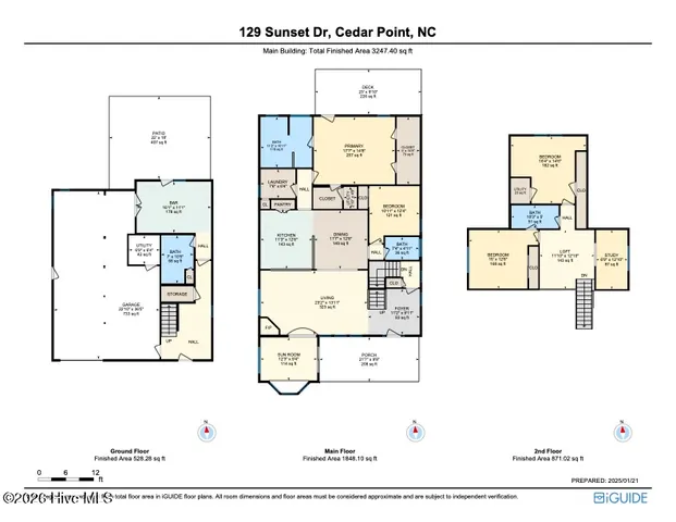$758,500 | 129 Sunset Drive, Cedar Point, NC 28584