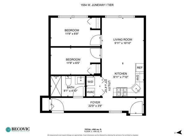 $1,749 | 1554 West Juneway Terrace, Unit 3I, Chicago, IL 60626