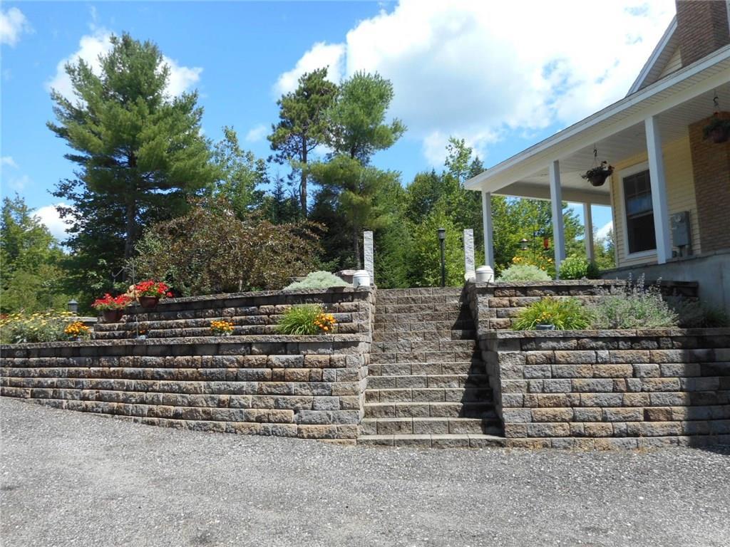 Right side of home, landscaping