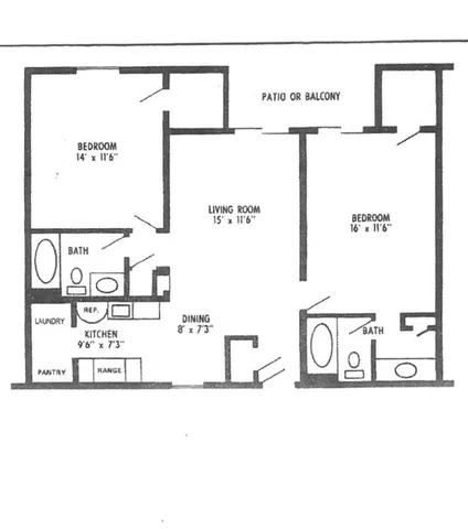 $1,550 | 1309 Carrollton Avenue, Unit 205, Metairie, LA 70005