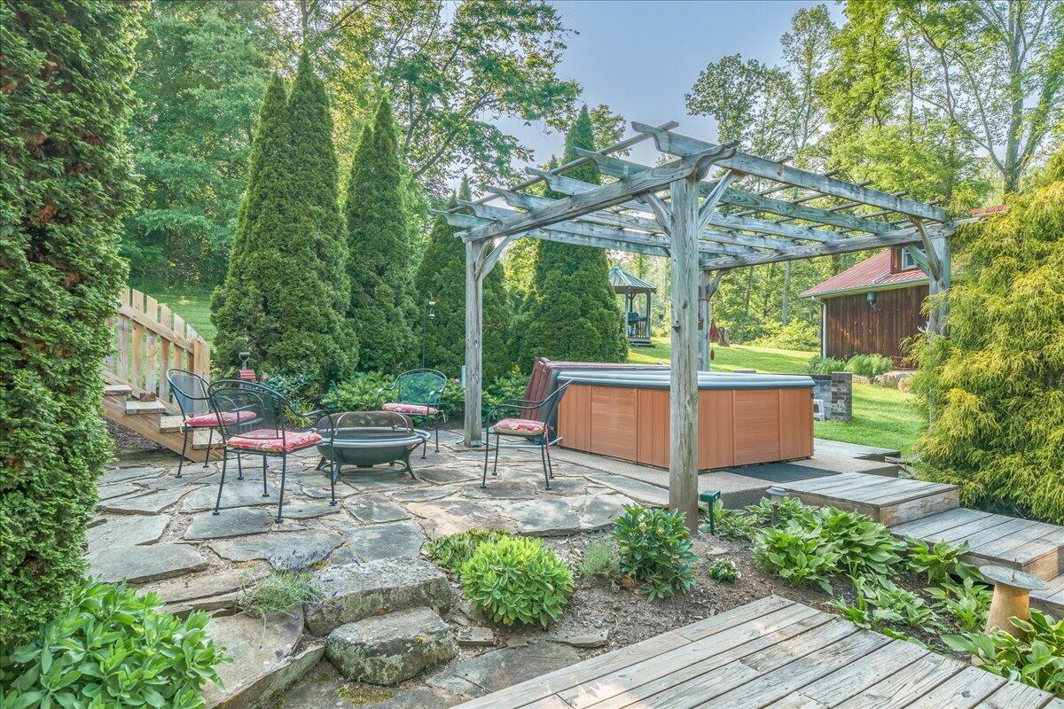 37000 Kingsbury Road Pomeroy, OH 45769 - Photo 43 of 69 patio with hot tub