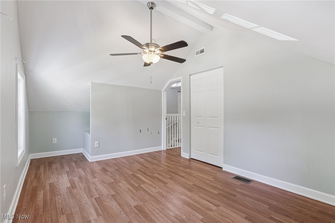 159 Eastland Road Berea, OH 44017 - Photo 25 of 38 Bonus room featuring light wood-style floors and ceiling fan