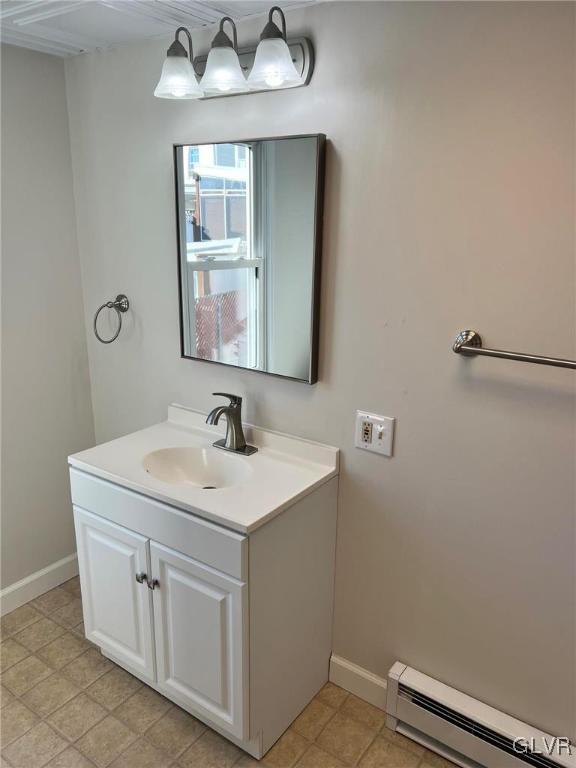 121 South 3rd Street Lehighton Borough, PA 18235 - Photo 15 of 18 a bathroom with a sink a vanity and a mirror