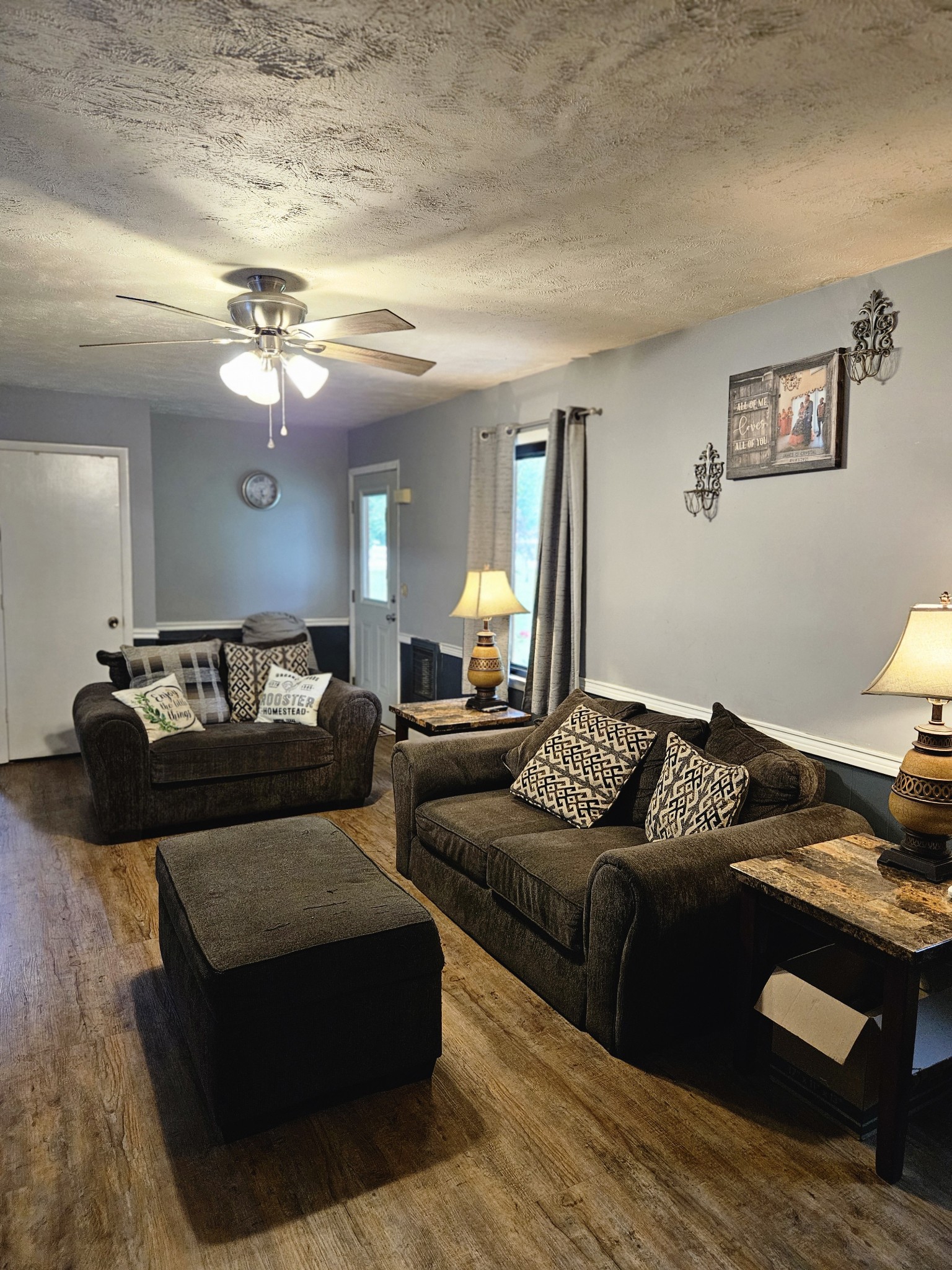 189 Sunset View Estill Springs, TN 37330 - Photo 11 of 22 a living room with furniture and a chandelier