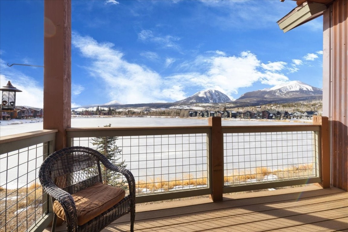 403 Fly Line Drive Silverthorne, CO 80498 - Photo 30 of 35 a view of a balcony with an outdoor seating