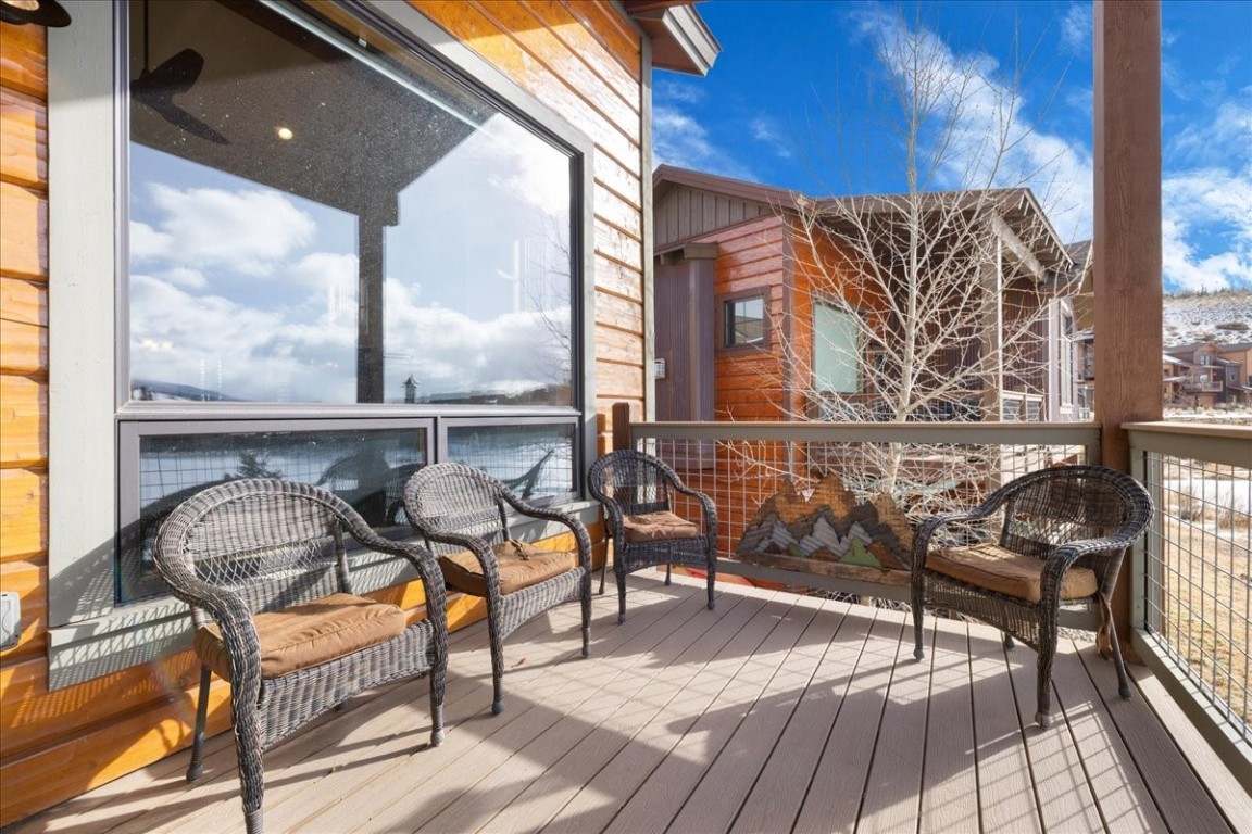 403 Fly Line Drive Silverthorne, CO 80498 - Photo 31 of 35 a view of a chairs and table on the deck