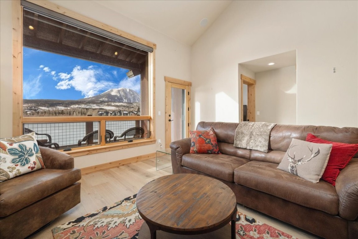 403 Fly Line Drive Silverthorne, CO 80498 - Photo 9 of 35 a living room with furniture and a floor to ceiling window