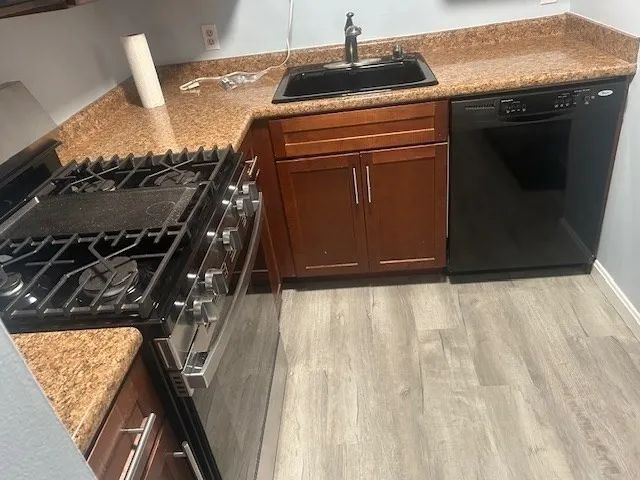 a close view of water heater