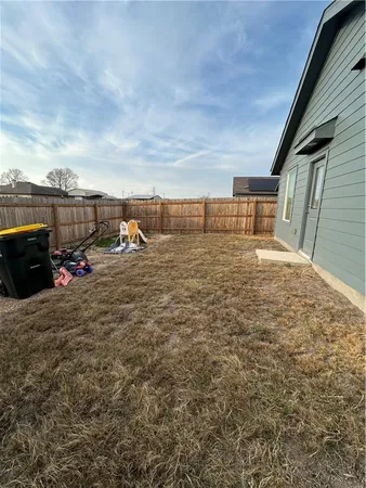 a view of the door of a house