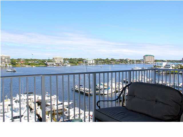 211 Durango Road, Unit 416 Destin, FL 32541 - Photo 7 of 34 a black and white photo of a balcony