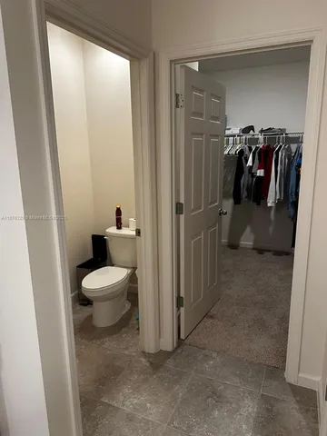 a view of a closet and storage