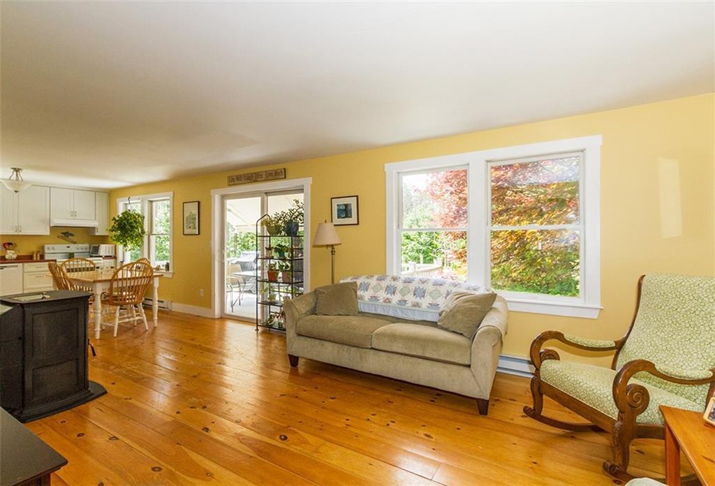 406 Buzzell Hill Road Hope, ME 04847 - Photo 7 of 24 View of living room and...