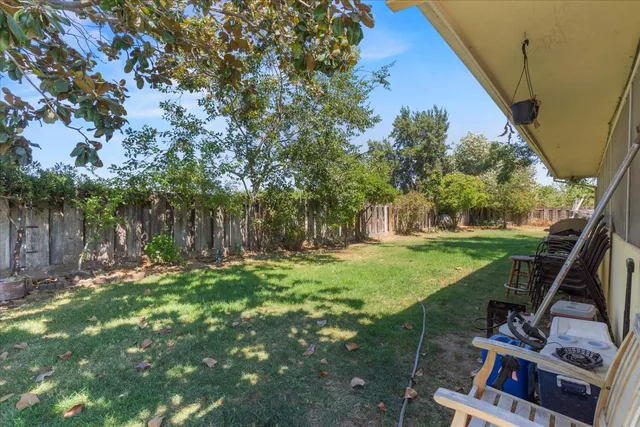 a view of a house with a patio
