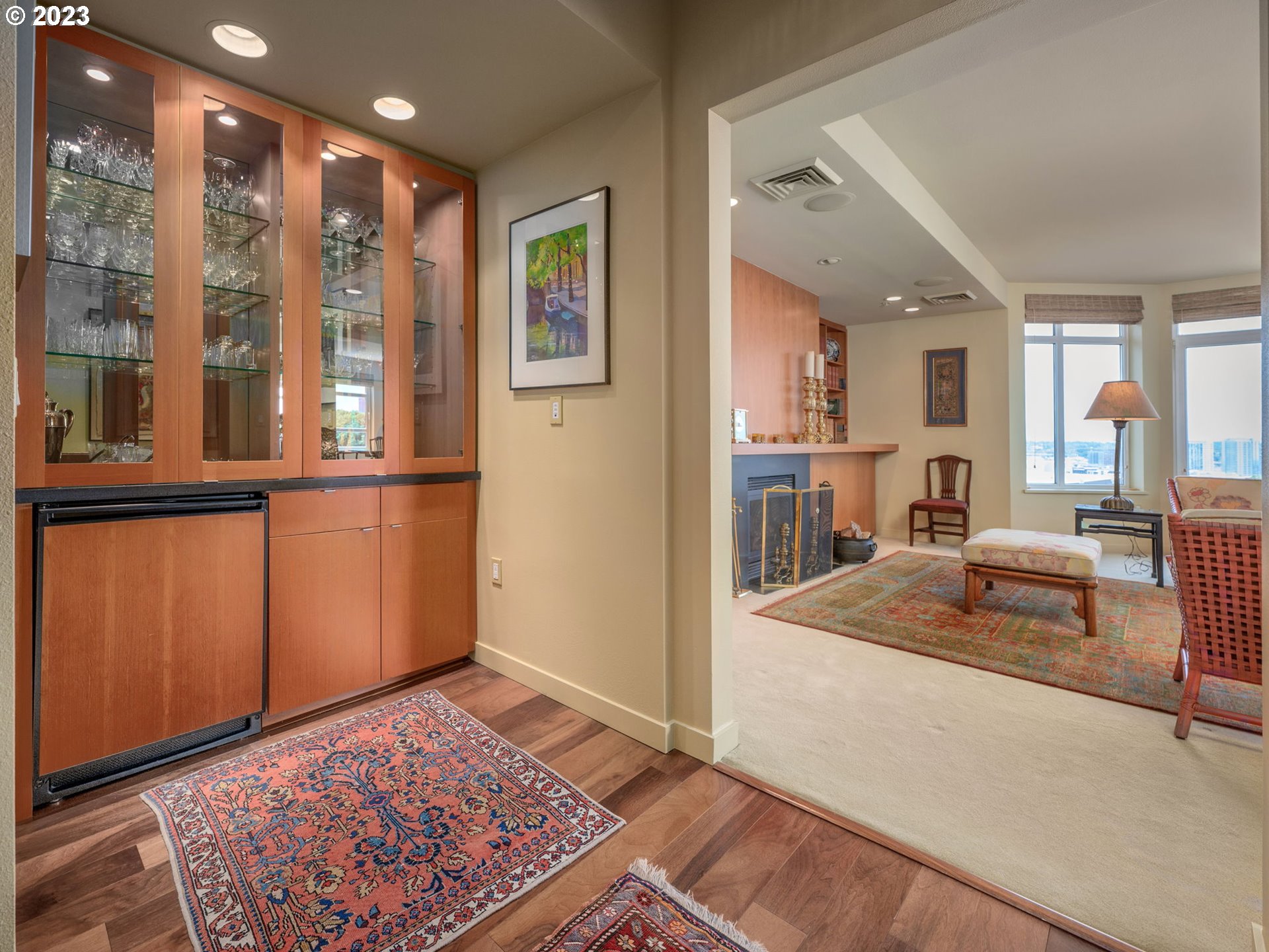 2445 Northwest Westover Road, Unit 411 Portland, OR 97210 - Photo 12 of 38 a view of living room filled with furniture and window