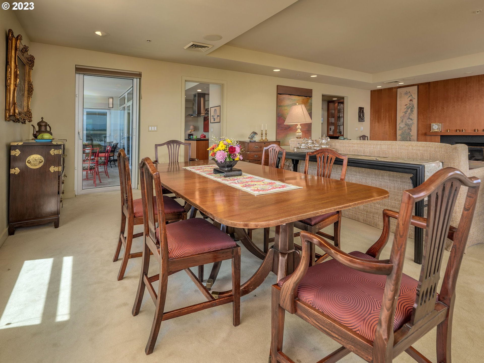 2445 Northwest Westover Road, Unit 411 Portland, OR 97210 - Photo 15 of 38 a view of a dining room with furniture