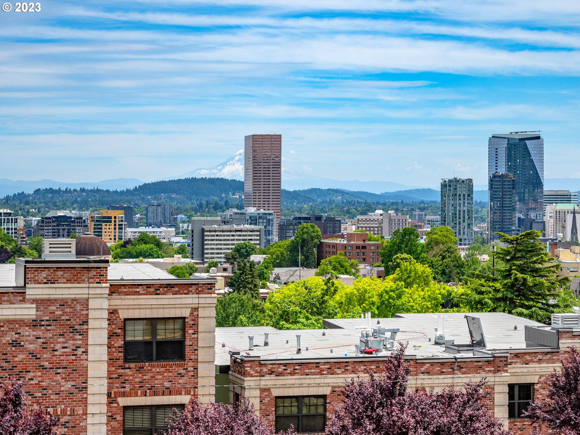 2445 Northwest Westover Road, Unit 411 Portland, OR 97210 - Photo 2 of 38 a view of a city with tall buildings
