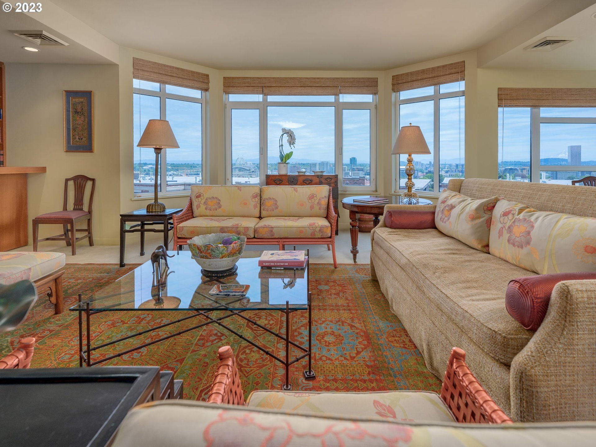 2445 Northwest Westover Road, Unit 411 Portland, OR 97210 - Photo 10 of 38 a living room with furniture and a large window