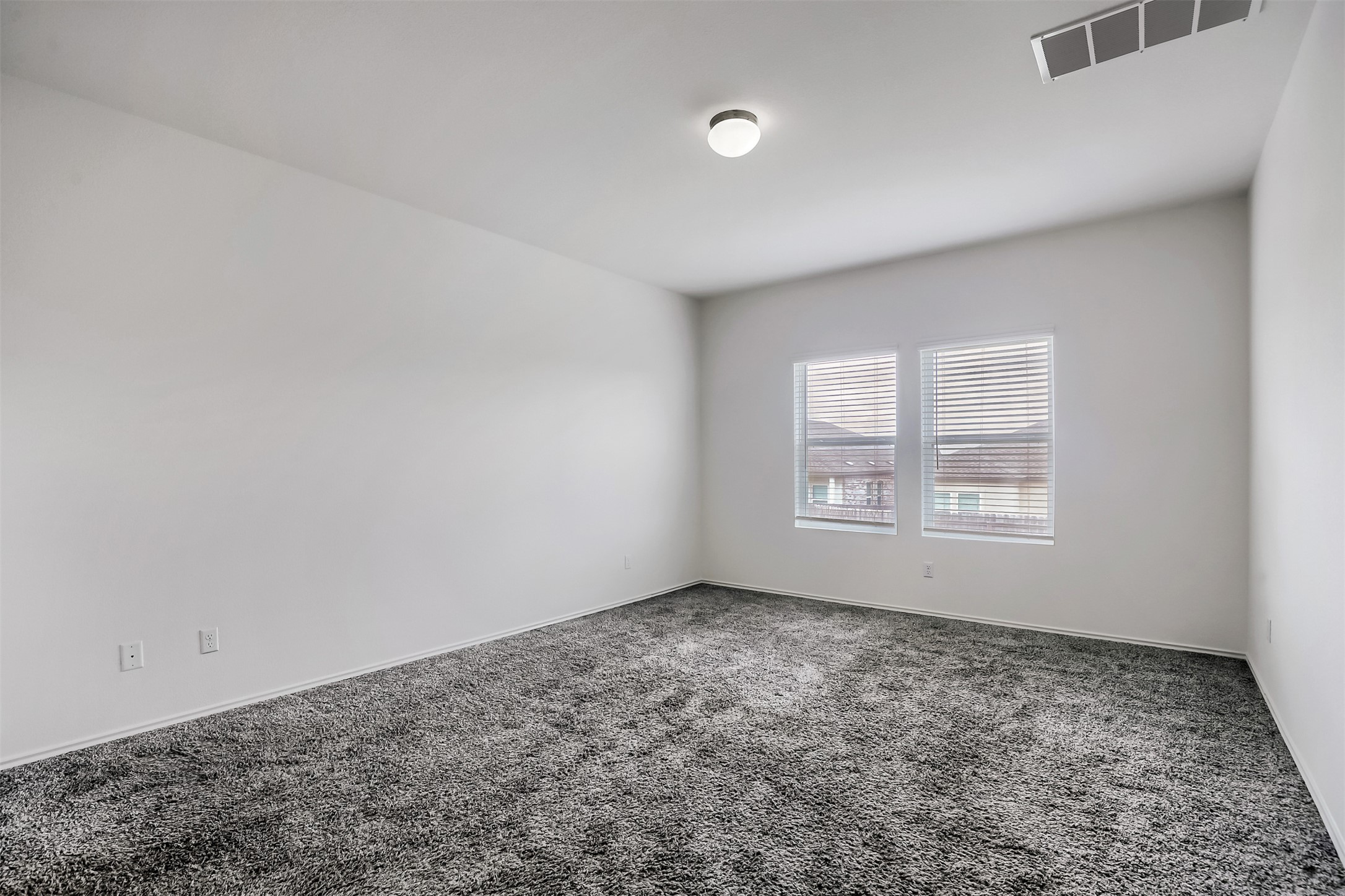 721 Mallow Road Leander, TX 78641 - Photo 11 of 22 The property features a room with light grey carpet, white walls, and a ceiling light fixture