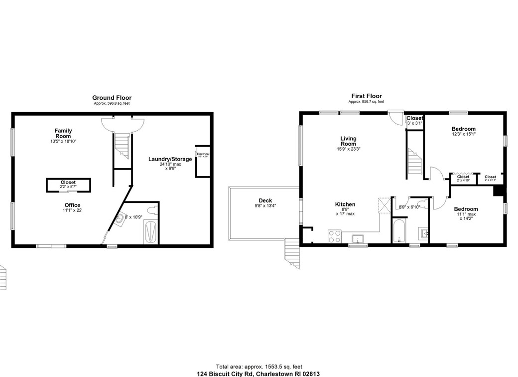 124 Biscuit City Road Charlestown, RI 02813 - Photo 49 of 49 Ground Floor - The office is now the 3rd bedroom