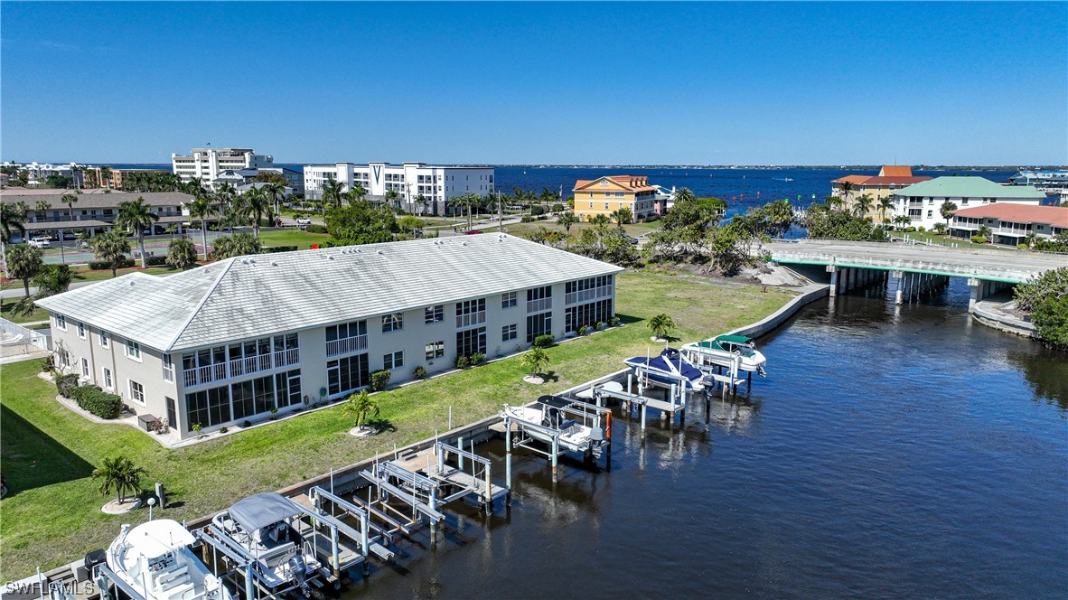 220 Coldeway Drive, Unit 112 Punta Gorda, FL 33950 - Photo 4 of 50 an aerial view of a house with swimming pool outdoor seating