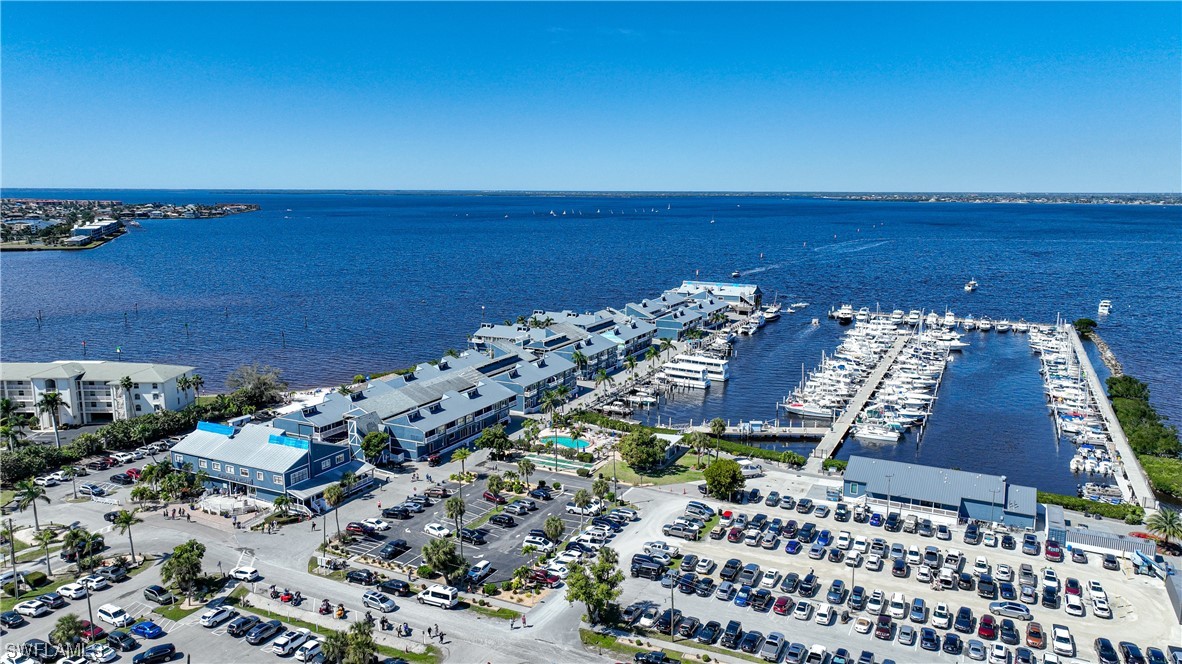 220 Coldeway Drive, Unit 112 Punta Gorda, FL 33950 - Photo 46 of 50 an aerial view of beach and ocean