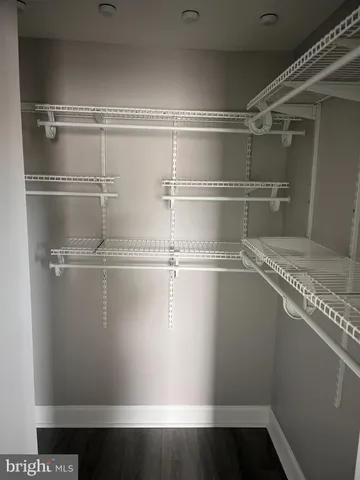 a close view of closet