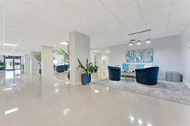 a view of a livingroom with furniture and toys