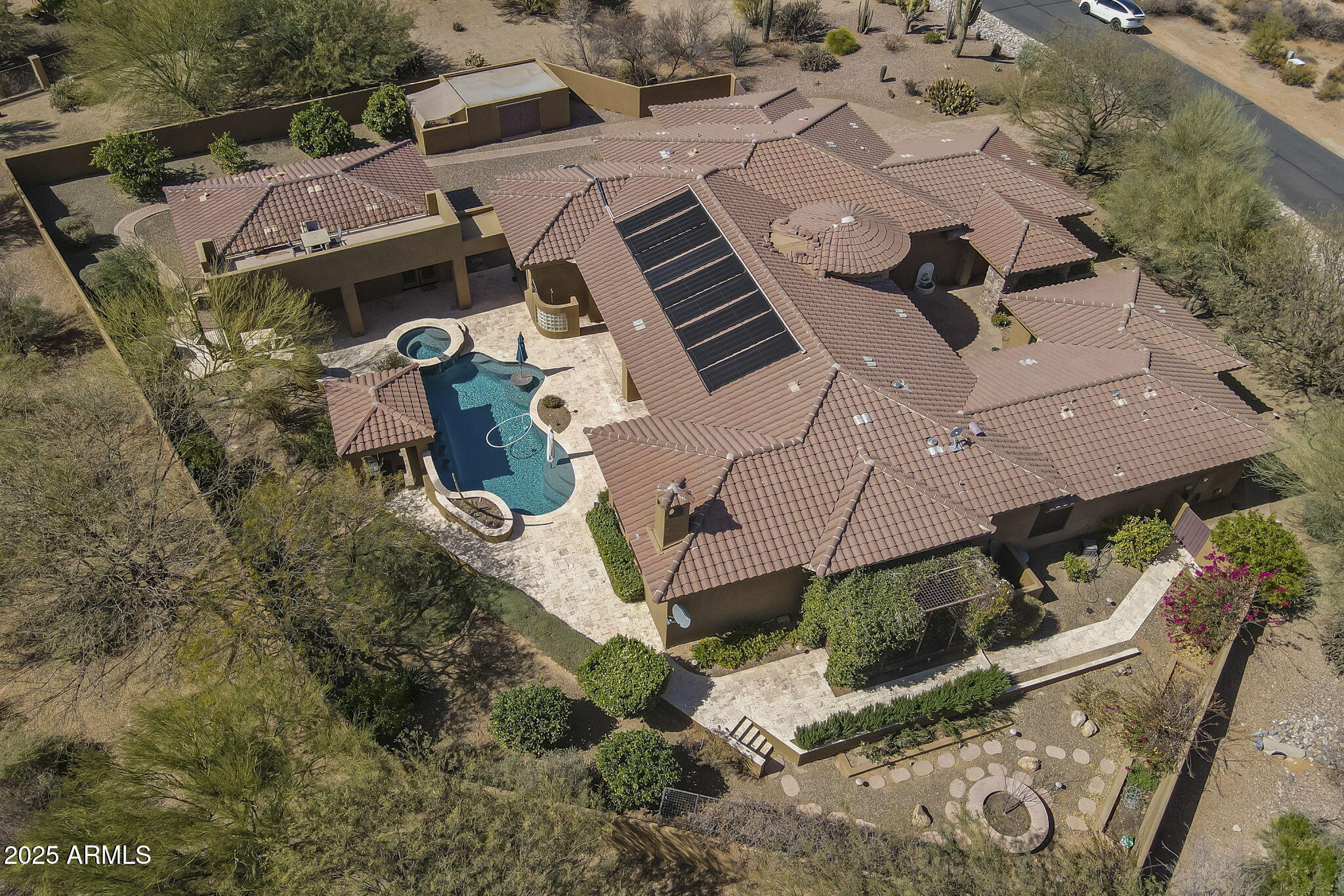 15135 East Monument Road Scottsdale, AZ 85262 - Photo 1 of 65 an aerial view of a house with a yard