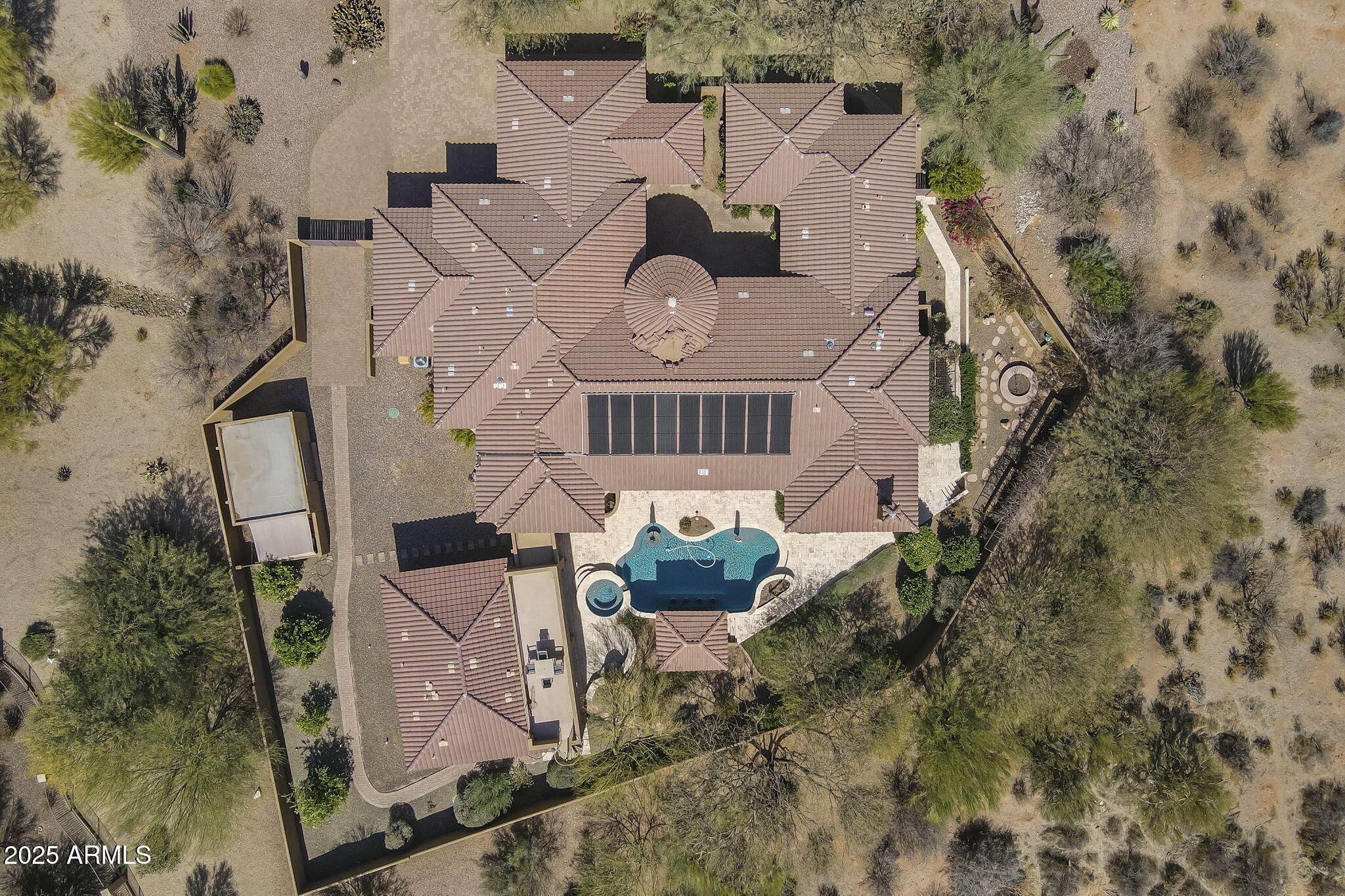 15135 East Monument Road Scottsdale, AZ 85262 - Photo 2 of 65 an aerial view of a house with outdoor space