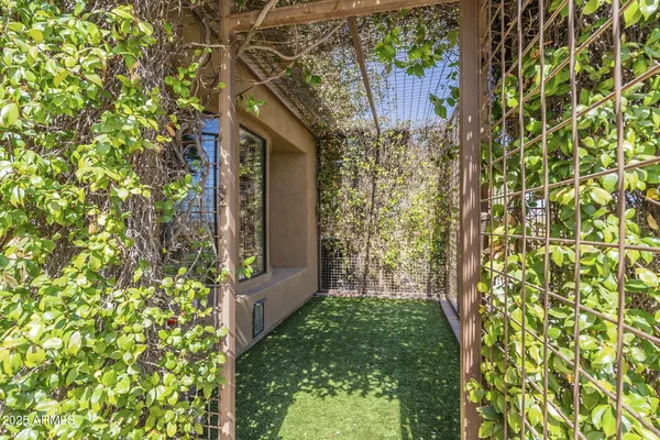 a view of a house with a patio