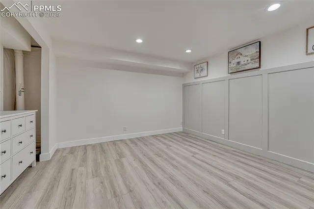 a view of a kitchen with cabinets
