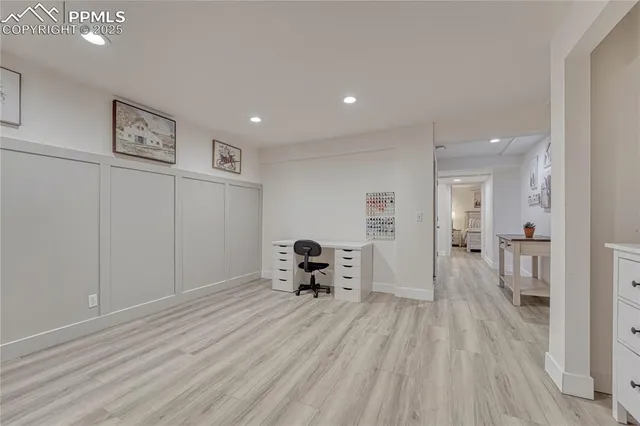 a view of a building with a yard