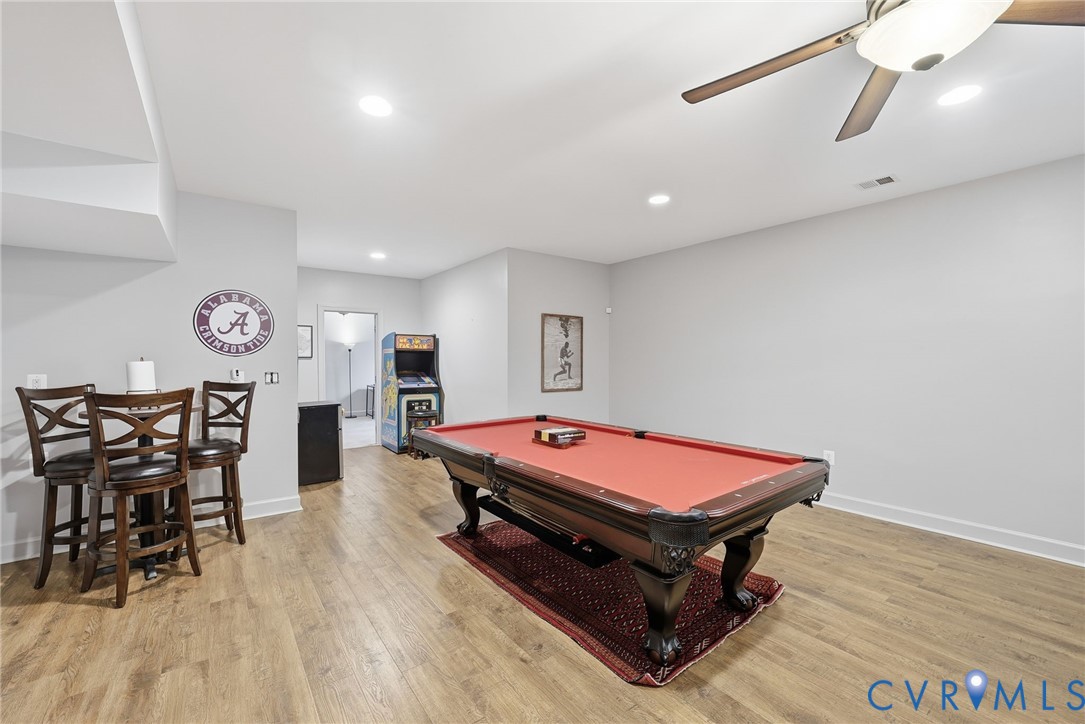 10887 Monocacy Way Manassas, VA 20112 - Photo 39 of 48 Basement - Rec Room with light wood type flooring,