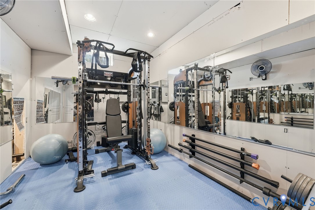 10887 Monocacy Way Manassas, VA 20112 - Photo 45 of 48 Basement - Separate closed off gym with additional