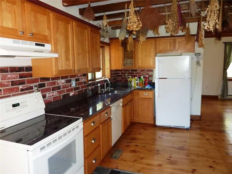 507 Sandy River Road Mercer, ME 04957 - Photo 2 of 23 Kitchen. Hardwood cabinets and...