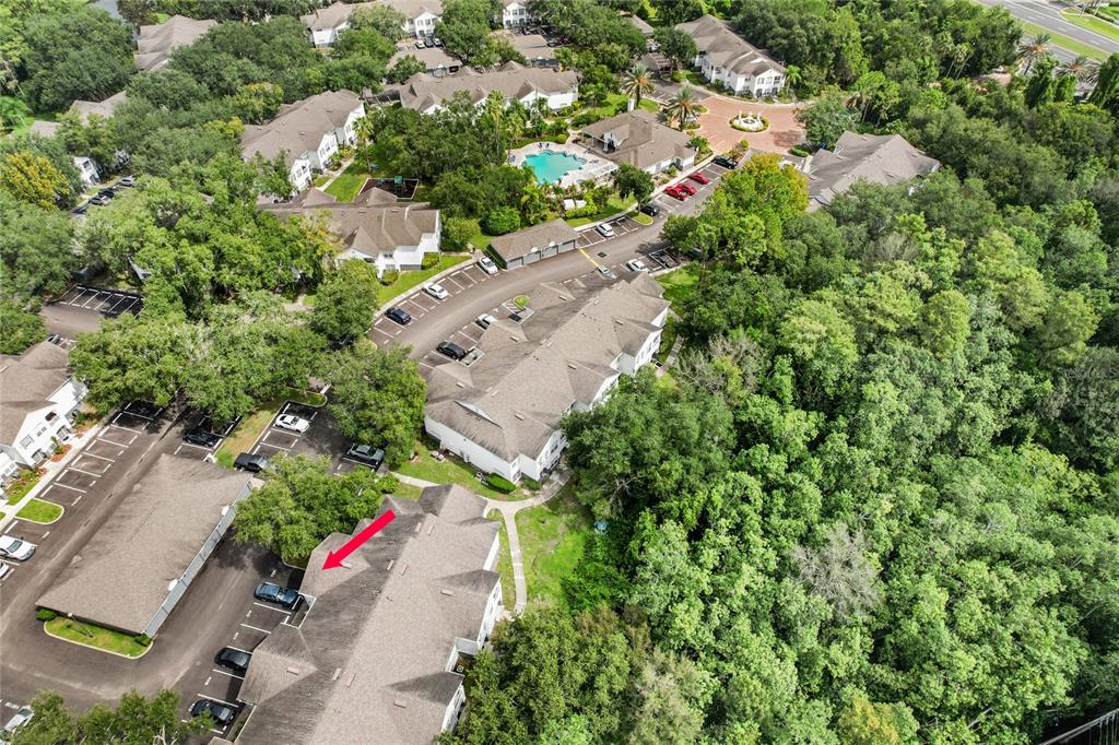 4360 South Kirkman Road, Unit 4 Orlando, FL 32811 - Photo 21 of 21 an aerial view of residential house with outdoor space and trees all around
